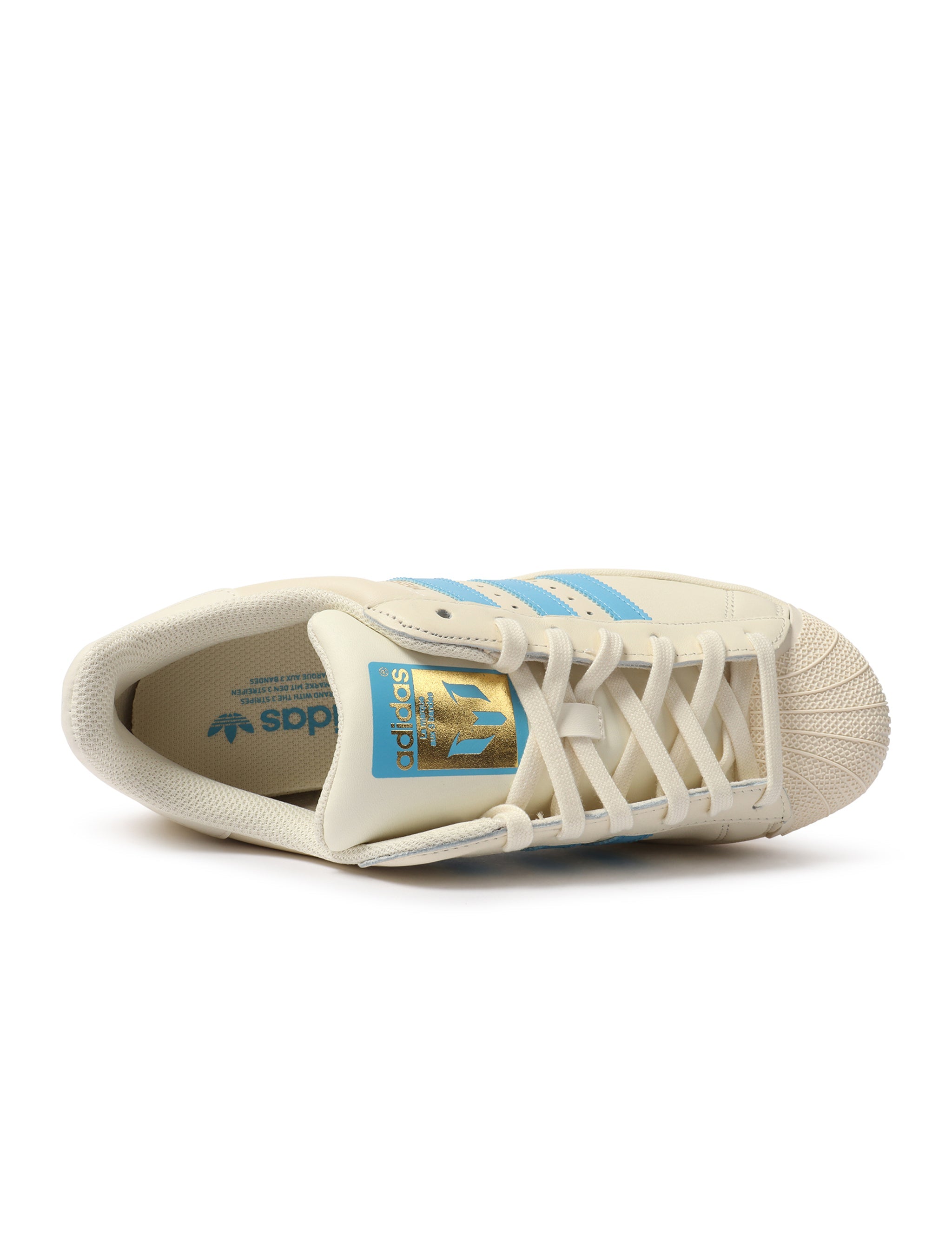 Adidas Mens Superstar Messi - Cream