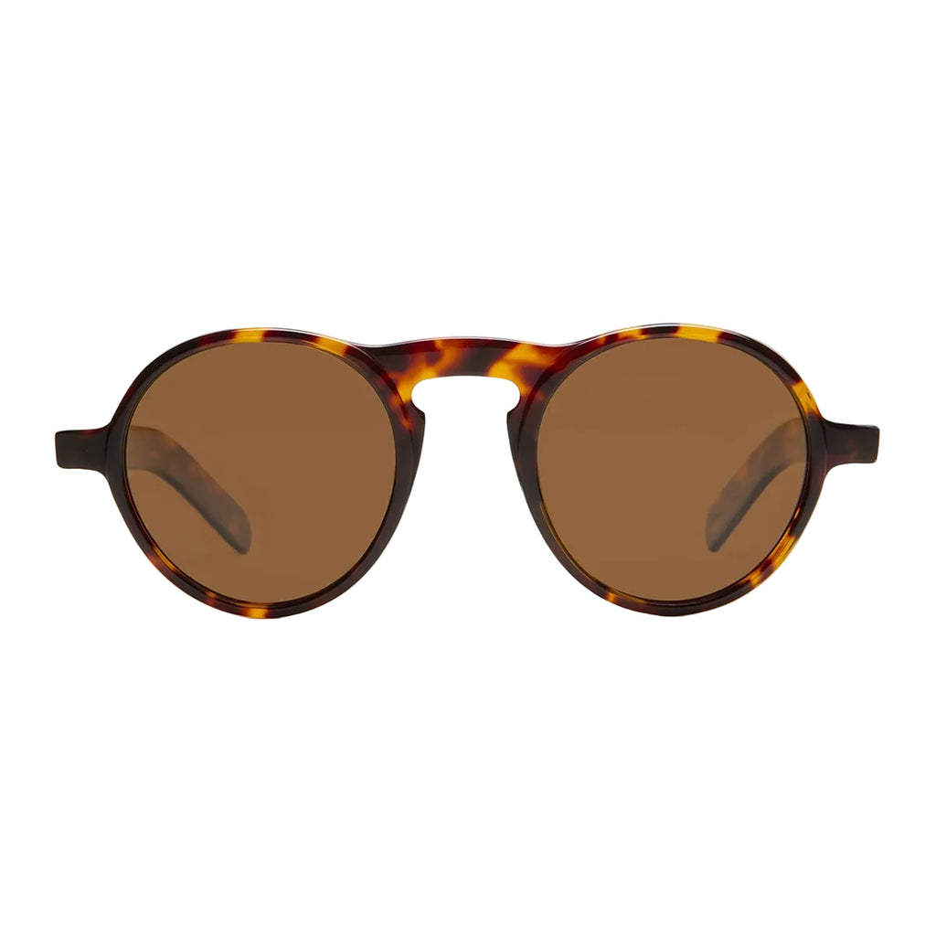 AW Round Retro Sunglass with Polarized Lens