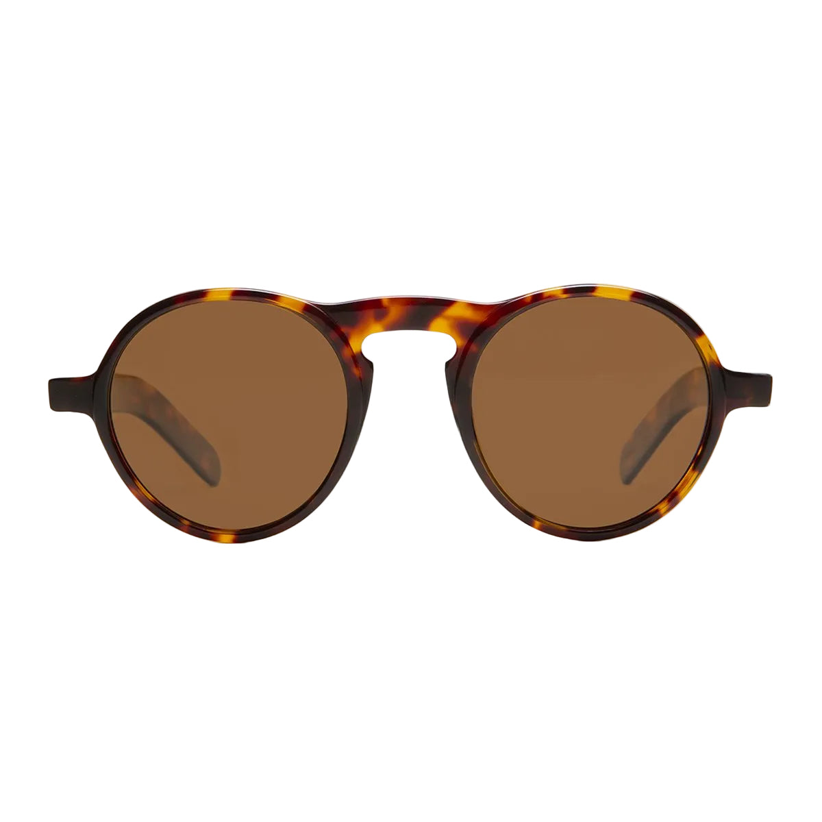 AW Round Retro Sunglass with Polarized Lens