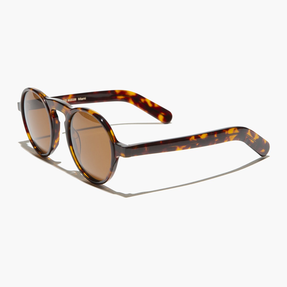 AW Round Retro Sunglass with Polarized Lens