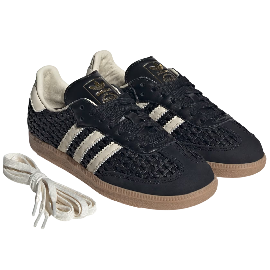 Adidas Samba OG Basketweave Black Cream White