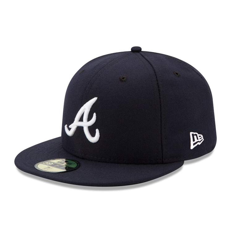 New Era 59Fifty Authentic Collection Atlanta Braves On-Field Road Fitted